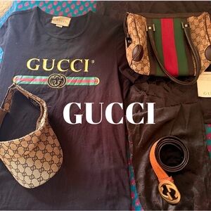 Gucci Logo Capsule – 4 Authentic Pieces w/ Dust Bags & Auth Card